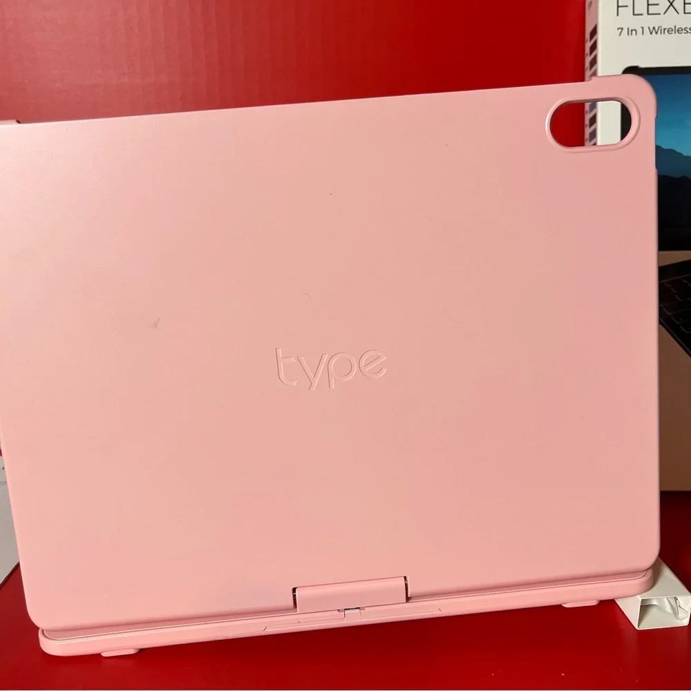 Pink Flexbook Touch Keyboard Case for Tablets new open box